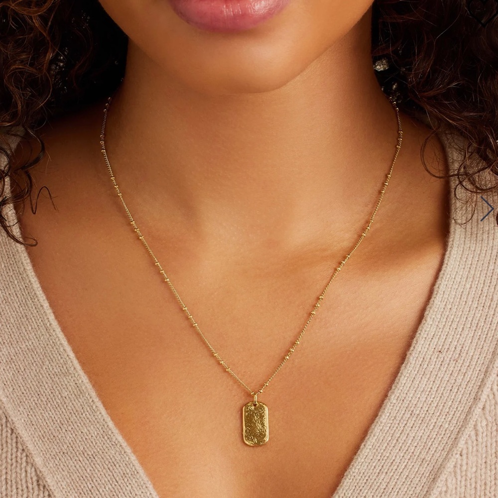 Gorjana Griffin Dog Tag Necklace